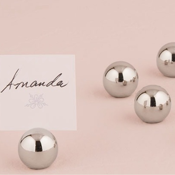 Place Card Holders Set of 12 Silver Card Holders from Michaels - Picture 2 of 8